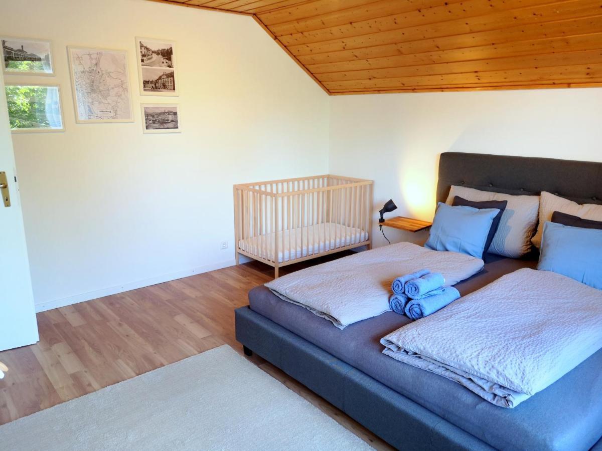 Family-Apartment Mit Balkon, Kueche, Parkplatz & Waschmaschine Offenburg Dış mekan fotoğraf