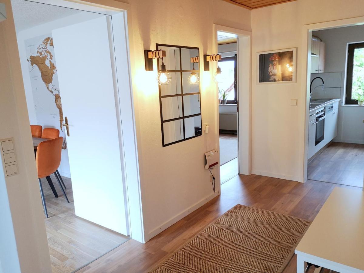 Family-Apartment Mit Balkon, Kueche, Parkplatz & Waschmaschine Offenburg Dış mekan fotoğraf